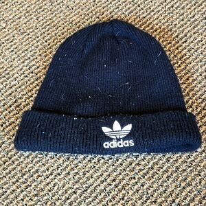 Adidas black beanie hat